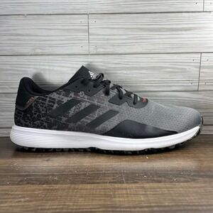 Adidas S2G Gray Black SpikeLess Men's Golf Shoes - Men's Size 12.5